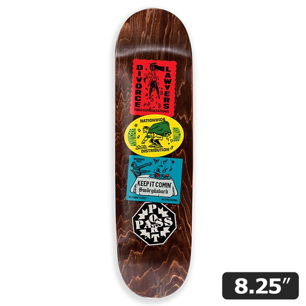 【PASS~PORT】COASTER series NATIONWIDE DISTRIBUTION 8.25インチ パスポート スケボー デッキ SKATEBOARD DECK