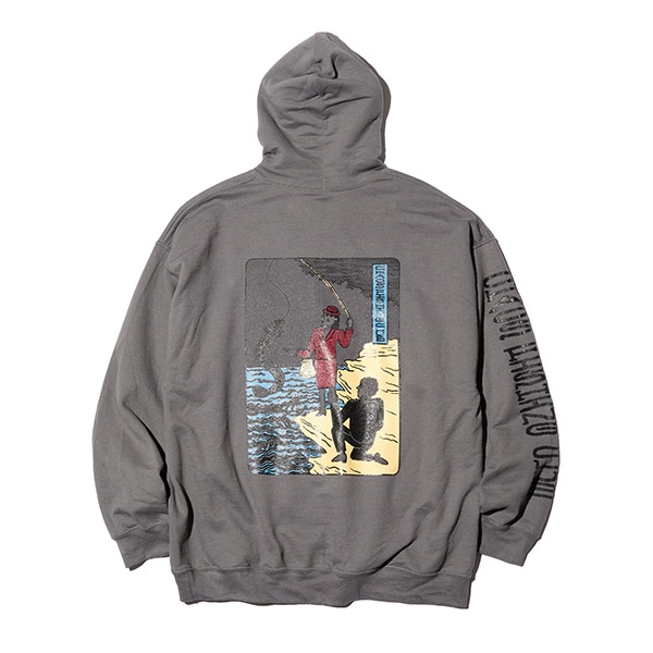 【Chaos Fishing Club】PRINCESS M HOODIE charcoal gray カオスフィッシングクラブ パーカー スケートボード スケボー SKATEBOARD