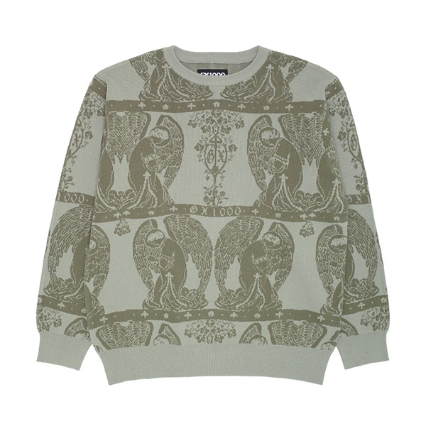 GX1000】JACQUARD KNIT ANGEL SWEATER ジーエックス スウェット