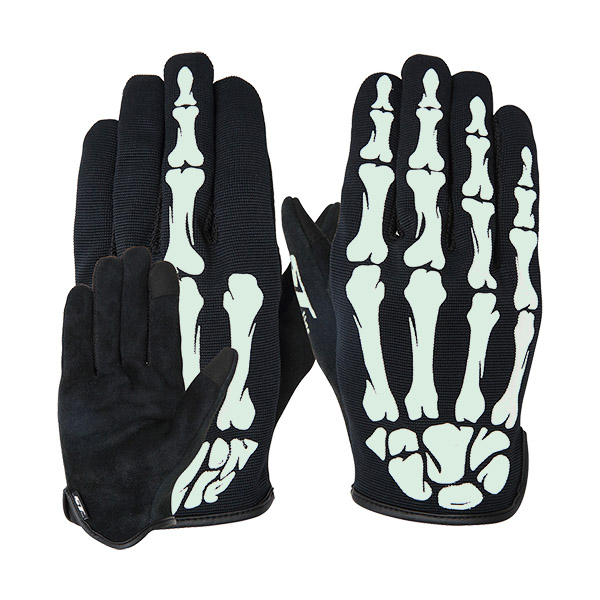 【ST line】E-CLASS SB BONE GLOW IN THE DARK エスティライン グローブ 手袋 スケートボード スケボー SKATEBOARD