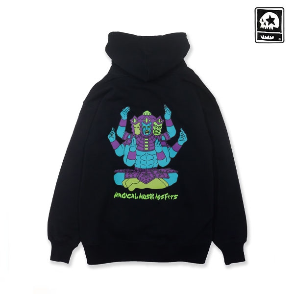 【MAGICAL MOSH MISFITS】キン肉マン x MxMxM “マジカル モッシュ アシュラマン” HOODIE doku マジカルモッシュミスフィッツ フーディー パーカー SKATEBOARD
