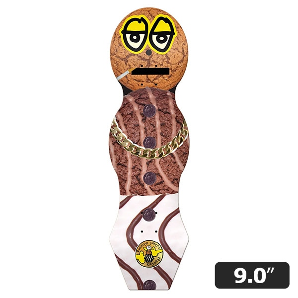 【KROOKED×QUATERSNACKS】CRUISER SHAPED 9.0インチ クルキッド スケートボード スケボー デッキ SKATEBOARD DECK