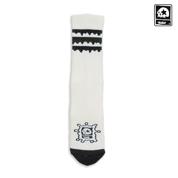 【MAGICAL MOSH MISFITS】どろどろ MxMxM SOX wh/bk マジカルモッシュミスフィッツ ソックス 靴下 SKATEBOARD