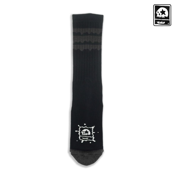 【MAGICAL MOSH MISFITS】どろどろ MxMxM SOX bk/bk マジカルモッシュミスフィッツ ソックス 靴下 SKATEBOARD