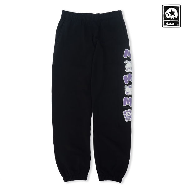 【MAGICAL MOSH MISFITS】タマ&フレンズ x MxMxM SWEAT PANTS black マジカルモッシュミスフィッツ パンツ スウェットパンツ SKATEBOARD