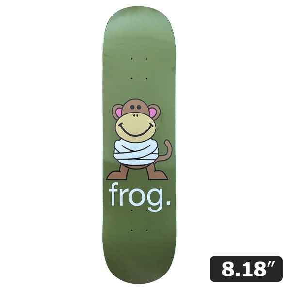 【FROG】Frankie Decker KRAZY MONK 8.18インチ フロッグ スケートボード スケボー デッキ SKATEBOARD DECK