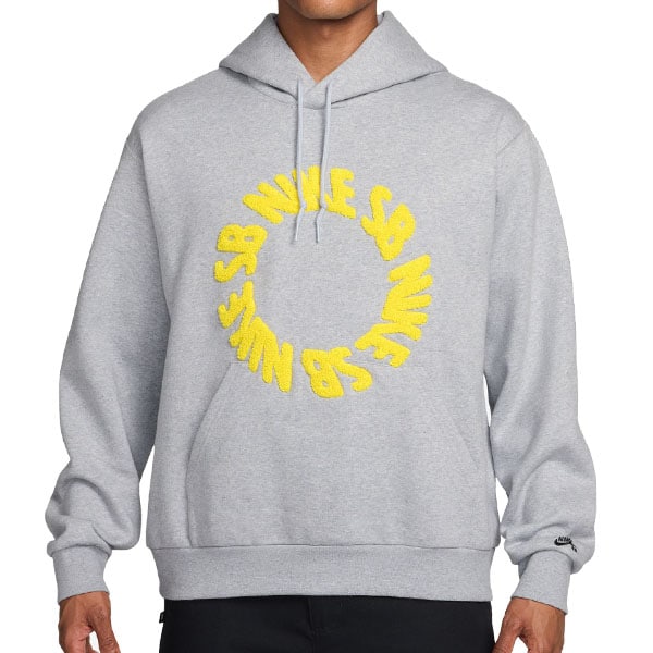 【NIKE SB】ROLLING BB PULLOVER SKATE HOODIE カラー：wolf grey/heather/black IF0656-012　ナイキ エスビー スウェットシャツ トレーナー フード パーカー スケートボード スケボー SKATEBOARD