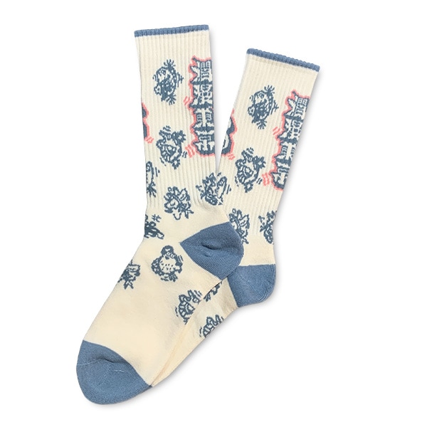 【爛漫東京×bobo】collaboration sox　吉祥寺 爛漫東京 クツシタトサケ bobo 靴下 SOCKS スケートボード スケボー SKATEBOARD
