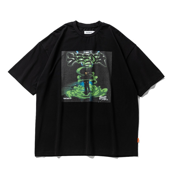 TIGHTBOOTH x SEEDA】MACHIKAZE T-SHIRT black タイトブース Tシャツ