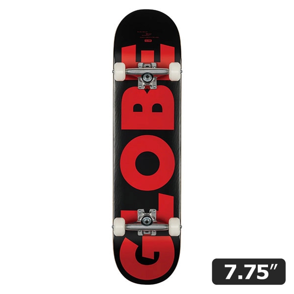 【GLOBE】G0 FUBER BLACK/RED 7.75インチ グローブ コンプリート 完成品 スケートボード スケボー SKATEBOARD COMPLETE