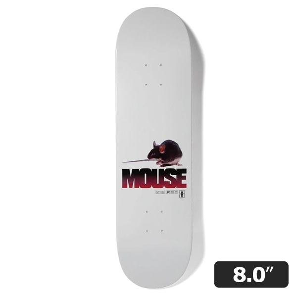 【GIRL】Mike Carroll MOUSE 8.0インチ ガール デッキ スケートボード スケボー SKATEBOARD DECK