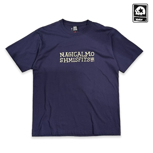 【MAGICAL MOSH MISFITS】MAGICAMLOフロッキーTEE navy マジカルモッシュミスフィッツ ティーシャツ 半袖 SKATEBOARD