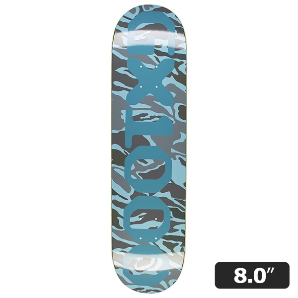 【GX1000】OG LOGO CAMO blue 8.0インチ ジーエックス スケートボード スケボー デッキ  SKATEBOARD DECK