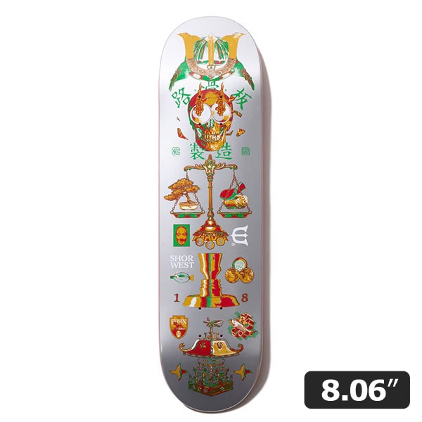 【Evisen】Shor West DIAL OGUE 8.06インチ　エビセン スケートボード スケボー デッキ SKATEBOARD DECK