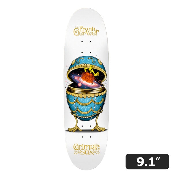【ANTIHERO】 GRIMPLE STIX F.GERWER FABRAGE EGGS 9.1インチ　アンチヒーロー スケートボード スケボー デッキ SKATEBOARD DECK