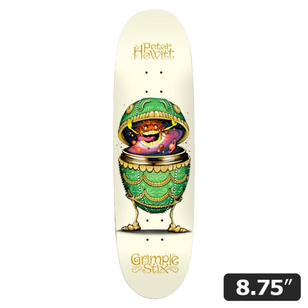【ANTIHERO】 GRIMPLE STIX P.HEWITT FABRAGE EGGS 8.75インチ　アンチヒーロー スケートボード スケボー デッキ SKATEBOARD DECK