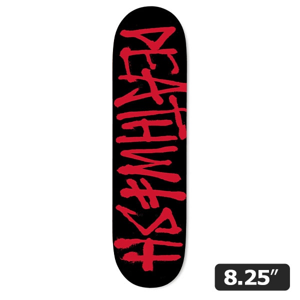 【DEATHWISH】TEAM DEATHSPRAY BLK/RED 8.25インチ デスウィッシュ デッキ スケートボード スケボー SKATEBOARD DECK