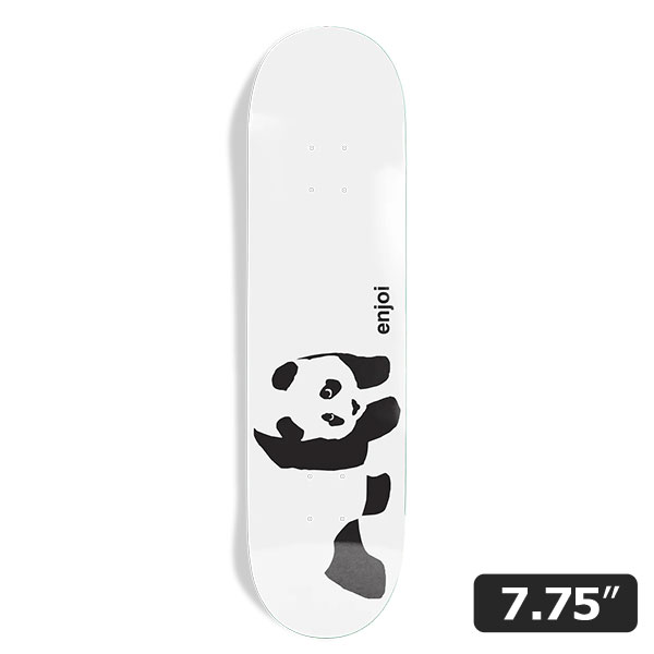 【enjoi】WHITEY PANDA 7.75インチ エンジョイ スケートボード スケボー デッキ  SKATEBOARD DECK