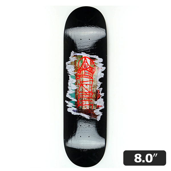 【SNACK】TEAM VISUAL DEGRADATION 8.0インチ スナック スケートボード スケボー デッキ  SKATEBOARD DECK