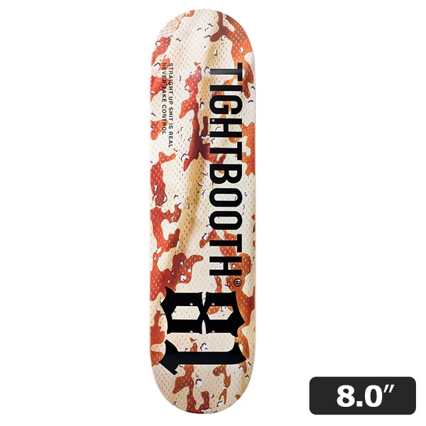 【TIGHTBOOTH】CODE 81 8.0インチ　タイトブース スケートボード スケボー デッキ  SKATEBOARD DECK