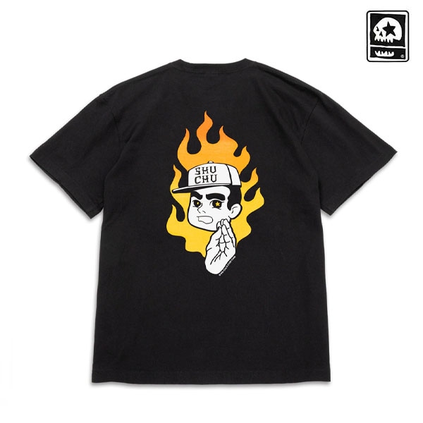 【MAGICAL MOSH MISFITS】SHU-CHU TEE yellow マジカルモッシュミスフィッツ ティーシャツ 半袖 SKATEBOARD