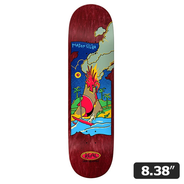 【REAL】MASON VOLCANO 8.38インチ リアル スケートボード スケボー デッキ  SKATEBOARD DECK