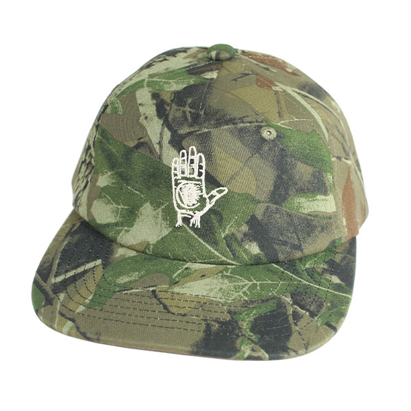 【THEORIES】HAND OF THEORIES STRAPBACK tree camo セオリーズ キャップ 帽子 スケートボード スケボー SKATEBOARD