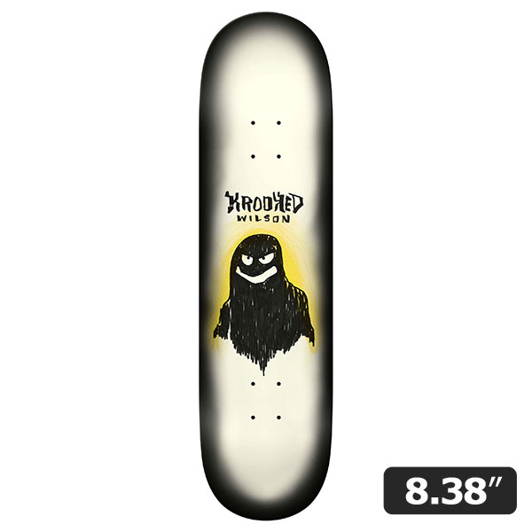 【KROOKED】Andrew Wilson CONCEALED 8.38インチ　クルキッド スケートボード スケボー デッキ SKATEBOARD DECK