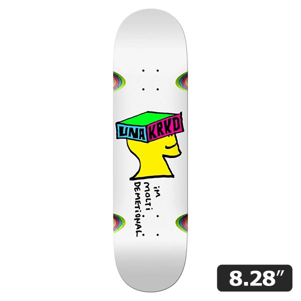【KROOKED】Una Farrar MOLTI DEMET 8.28インチ　クルキッド スケートボード スケボー デッキ SKATEBOARD DECK