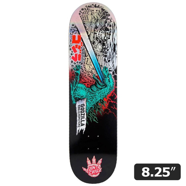 【SANTA CRUZ×GODZILLA】O'BREN REAPER 8.25インチ サンタクルズ スケートボード スケボー SKATEBOARD