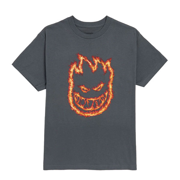 【SPITFIRE】CHARRED REMAINS S/S TEE charcoal スピットファイアー ティーシャツ 半袖 スケートボード スケボー SKATEBOARD