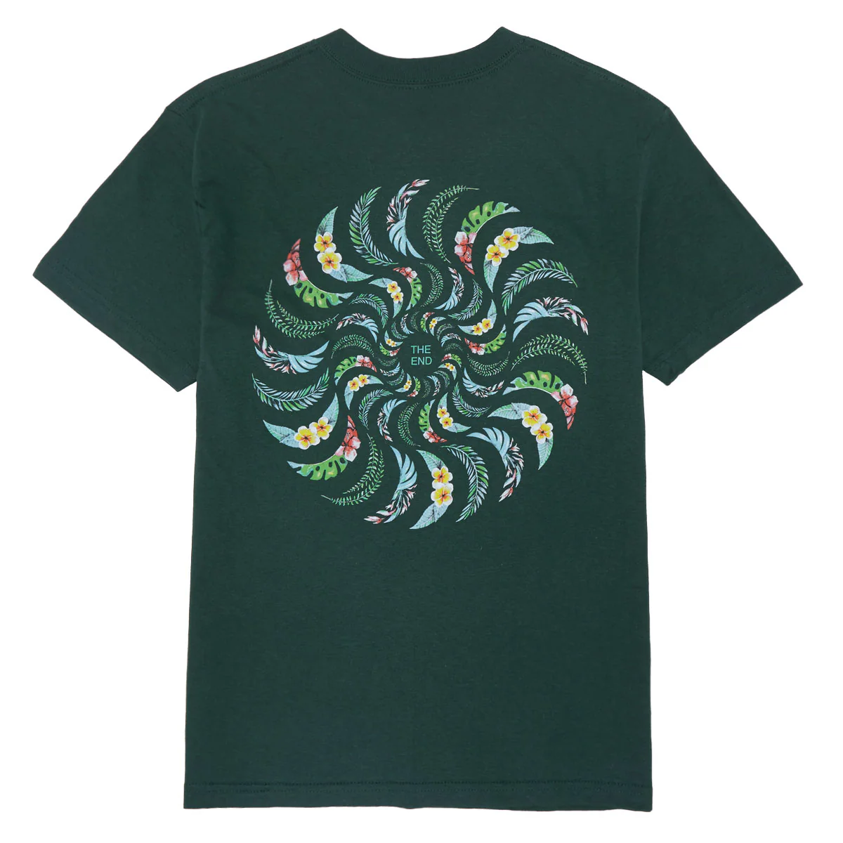 【SPITFIRE】FLORAL CLASSIC S/S TEE forest green スピットファイアー ティーシャツ 半袖 スケートボード スケボー SKATEBOARD