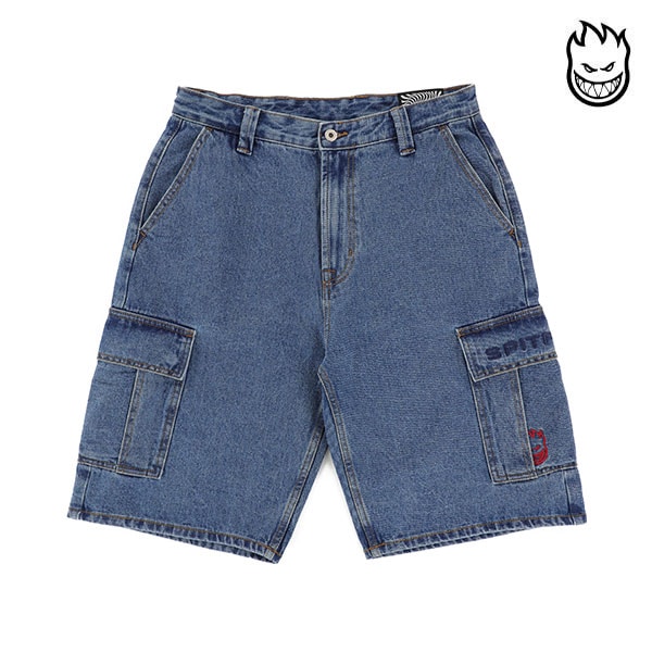 【SPITFIRE】CLASSIC '87 DENIM CARGO SHORTS スピットファイアー ショートパンツ ショーツ デニム パンツ スケートボード スケボー SKATEBOARD