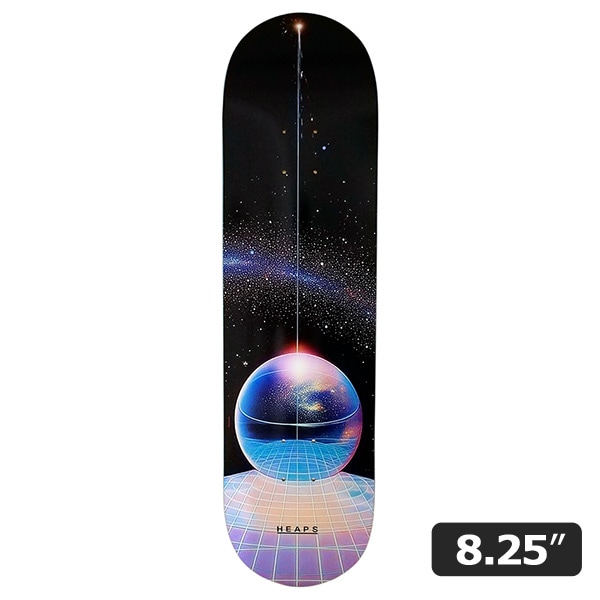 【HEAPS】VIRTUAL EARTH 8.25インチ　ヒープス スケートボード スケボー デッキ SKATEBOARD DECK