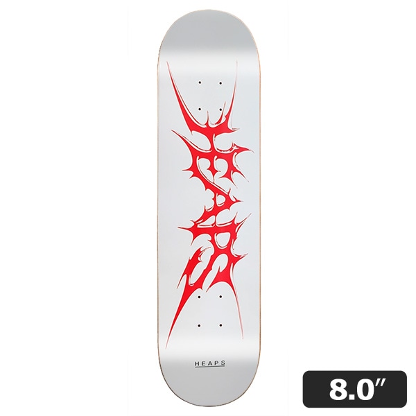 【HEAPS】BRADE -red- 8.0インチ　ヒープス スケートボード スケボー デッキ SKATEBOARD DECK