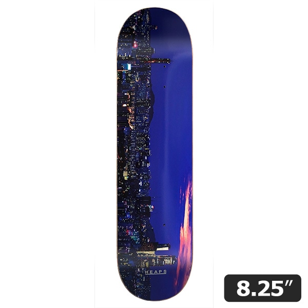 【HEAPS】CITY 8.25インチ　ヒープス スケートボード スケボー デッキ SKATEBOARD DECK