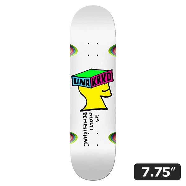 【KROOKED】Una Farrar MOLTI DEMET 7.75インチ　クルキッド スケートボード スケボー デッキ SKATEBOARD DECK