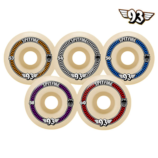 【SPITFIRE】FORMULA FOUR 93DURO CLASSIC SHAPE サイズ:54/56/60mm スピットファイアー フォーミュラ フォー ウィール クラシック パーツ WHEEL スケートボード スケボー SKATEBOARD