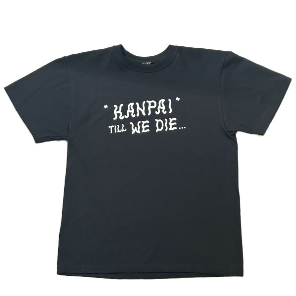 【CHEEZE KOOZIES】KANPAI TILL WE DIE TEE black チーズクージー Tシャツ SKATEBOARD