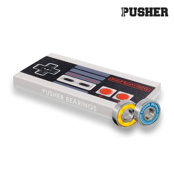 【PUSHER BEARINGS】JOSEF SCOTT JATTA PRO ABEC9 プッシャー ベアリング スケートボード スケボー デッキ  SKATEBOARD DECK