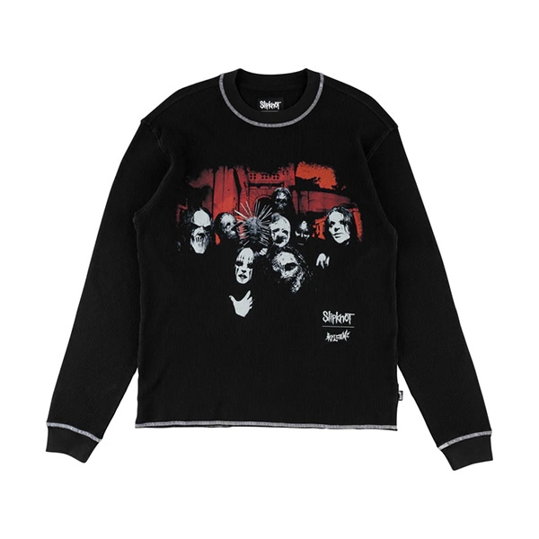 【WELCOME×SLIPKNOT】MASKS CONTRAST STITCH THERMAL ウェルカム スリップノット スケートボード スケボー SKATEBOARD