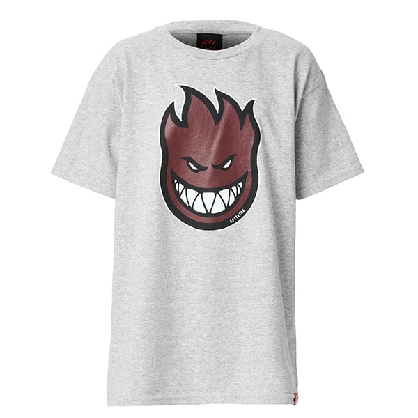 【SPITFIRE】BIGHEAD YOUTH S/S TEE sports grey スピットファイアー ティーシャツ 半袖 スケートボード スケボー SKATEBOARD