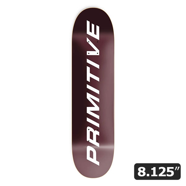 【PRIMITIVE】EURO SLANT DECK 8.125インチ プリミティブ デッキ スケートボード スケボー SKATEBOARD DECK