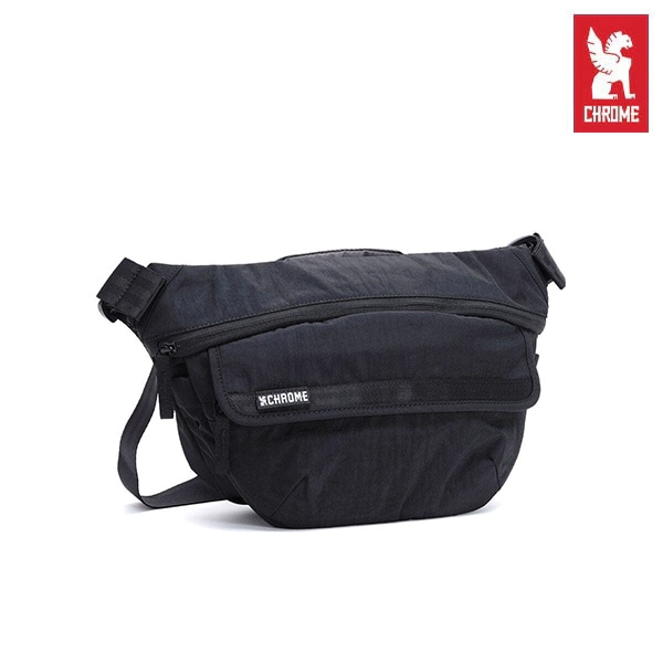 【CHROME】BOT FLAP SLING -5L- カラー：black crinkle　クローム バッグ BAG  スケートボード スケボー SKATEBOARD