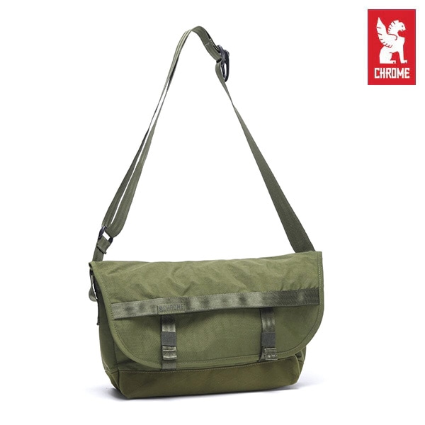 【CHROME】COURIER FLAP MESSENGER -6L- カラー：moss　クローム バッグ BAG  スケートボード スケボー SKATEBOARD