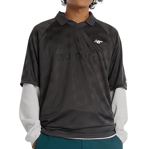 【NEW BALANCE NUMERIC】NB NUMERIC TEAM JERSEY  MT61V471ABR カラー： faded black (ABR)　ニューバランス ジャージ スケートボード スケボー SKATEBOARD