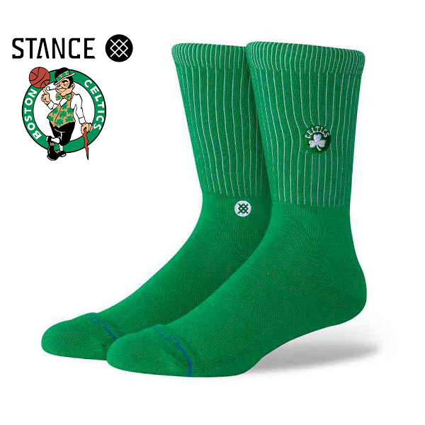 【STANCE】BADGED CREW ＜CELTICS＞　スタンス NBA セルティックス 靴下 スケートボード スケボー SKATEBOARD