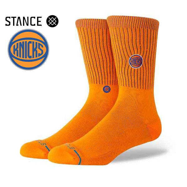 【STANCE】BADGED CREW ＜KNICKS＞　スタンス NBA ニックス 靴下 スケートボード スケボー SKATEBOARD