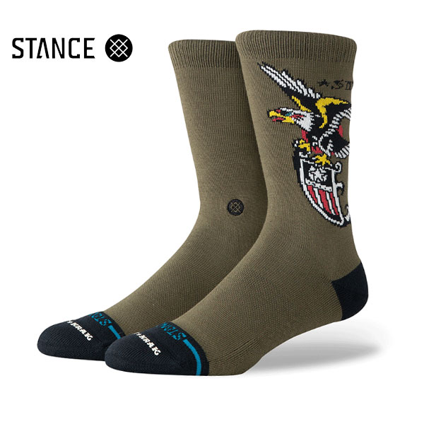 【STANCE】THE EAGLE CREW スタンス トラディショナル 靴下 スケートボード スケボー SKATEBOARD