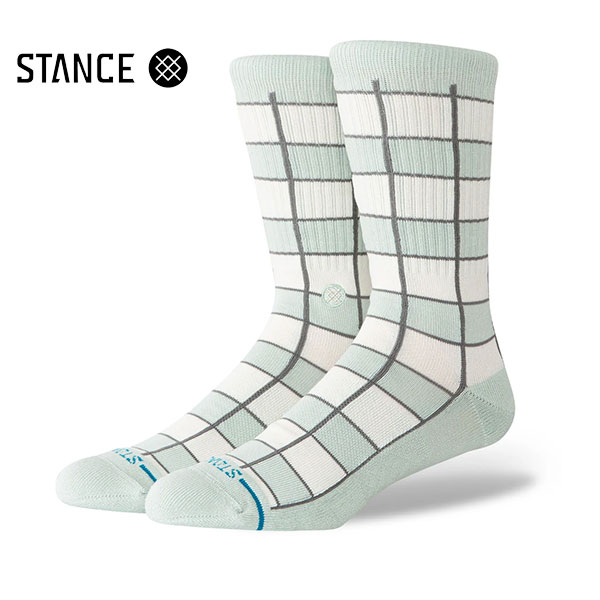 【STANCE】KITCHEN TILE CREW Light blue スタンス 靴下 スケートボード スケボー SKATEBOARD